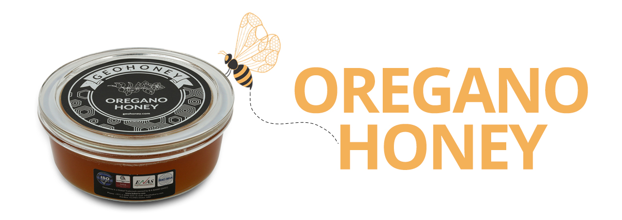 Oregano honey banner